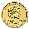 Image 2 : Canada 1/4 oz Gold Maple Leaf (Random Year)