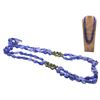 Image 1 : 1347.66 TCW TANZANITE, EMERALD & DIAMOND NECKLACE 18K GOLD