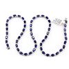 Image 2 : 29.01 TCW 14K GOLD DIAMOND & BLUE SAPPHIRE  NECKLACE