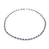 Image 3 : 29.01 TCW 14K GOLD DIAMOND & BLUE SAPPHIRE  NECKLACE
