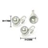 Image 1 : 1.40 TCW 18K GOLD PEARL  & DIAMOND EARRING