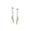 Image 1 : 3.43 TCW 14K GOLD FANCY DIAMOND DROP EARRING