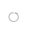 Image 2 : 2.90 TCW 14K GOLD WHITE DIAMOND ROUND HOOP EARRING