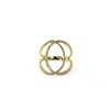 Image 1 : 0.60 TCW DIAMOND IN 18K GOLD DESIGNER RING
