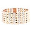 Image 3 : 2.01 TCW 18K GOLD  DIAMOND DESIGNER BRACELET
