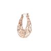 Image 3 : 0.98 TCW 18K GOLD WHITE DIAMOND DESIGNER EARRING