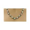 Image 3 : 112.76 TCW MULTI COLOR SAPPHIRE,OPAL  & DIAMOND EARRING1 NECKLACE SET 14K GOLD & SILVER