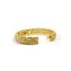 Image 3 : 59.13 TCW FANCY DIAMOND IN 18K Yellow GOLD  ROUND BANGLE