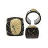 Image 1 : 1.81 TCW CAMEO & DIAMOND STINGRAY BANGLE 0.925 Silver