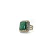 Image 1 : 8.69 TCW DIAMOND & BRAZILIAN EMERALD 14K GOLD RING SIZE 7.25