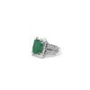 Image 3 : 5.54 TCW DIAMOND & BRAZILIAN EMERALD 14K GOLD RING SIZE 6.75
