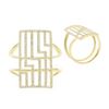 Image 1 : 0.40 TCW 14K GOLD DIAMOND DESIGNER RING