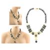 Image 1 : 4.91 TCW 18K GOLD DIAMOND  & TAHITIAN PEARL  DESIGNER NECKLACE