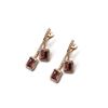 Image 3 : 8.15 TCW DIAMOND & TOURMALINE EARRING 14K ROSE GOLD