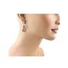 Image 5 : 8.15 TCW DIAMOND & TOURMALINE EARRING 14K ROSE GOLD
