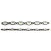 Image 1 : 75.28 TCW GREEN AMETHYST & DIAMOND BRACELET 18K GOLD & SILVER