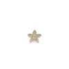 Image 3 : 1.17 TCW 14K GOLD DIAMOND FLOWER STUD EARRING