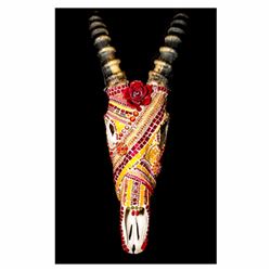 Original hand made blesbuck skull