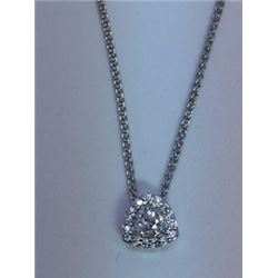 CUSTOM WHITE GOLD AND DIAMOND PENDANT