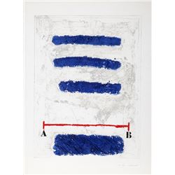 James Coignard, Blue Syncopes, Carborundum Etching
