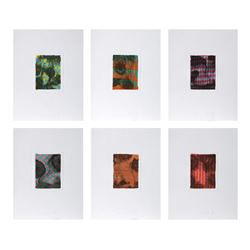 Peter Schuyff, Lot of 6 Abstract Aquatint Etchings