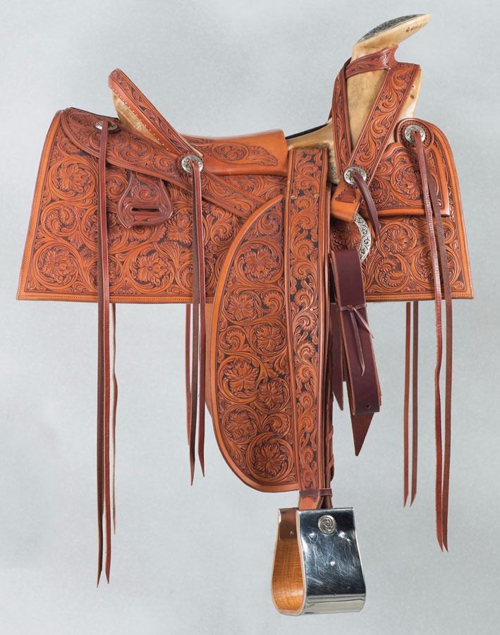 Clint Mortenson Custom Mexican Mountain Saddle