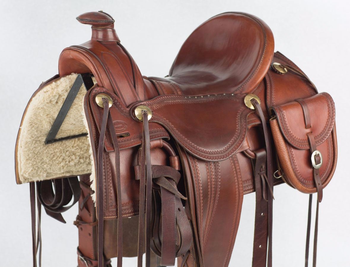 Meier Saddle Used in the Film, Crossfire Trail