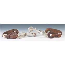 Marked McChesney Shield Pattern Spurs