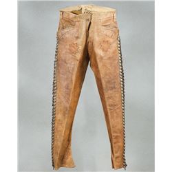 Fancy Leather Border Pants
