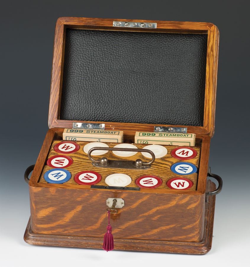 Vintage Poker Chip Set