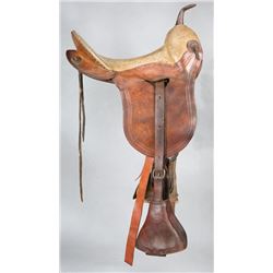 Early Marked Ladies Astride Saddle