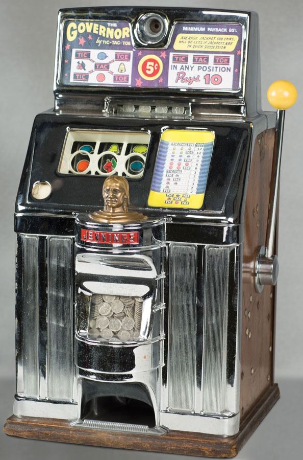 Slot Machine With Indian In Full Head Dress Slot Machine With Indian In Full Head Dress
