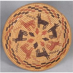 Pictorial Basketry Tray