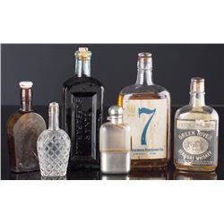 Six Saloon Bottles