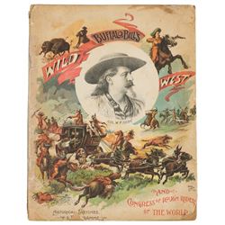 Buffalo Bill's Wild West Program