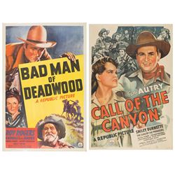 Roy Rogers Poster and Gene Autry Poster