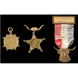Three Cowboy Medals