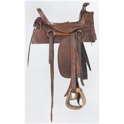 Early Half Seat Stock Saddle