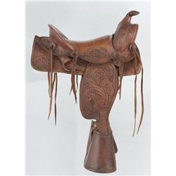 Child's Tooled Saddle
