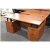 Image 1 : CHERRY WOOD LAMINATE 60" COMPUTER DESK