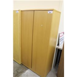 MAPLE 6' TALL 2 DOOR STORAGE CABINET