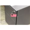 Image 2 : BRAND NEW BLACK ROLLING 3 DRW. FILE PEDESTAL WITH LOCK AND KEY