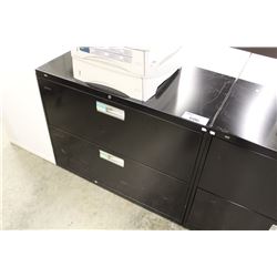 BLACK  2 DRW. LATERAL FILE CABINET