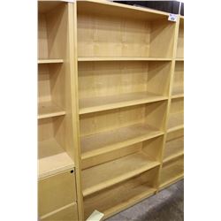 MAPLE 6' TALL BOOKSHELF