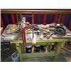 Image 1 : Woodworking Bench & Contents