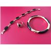 Image 1 : 14kt Gold Black Onyx Set