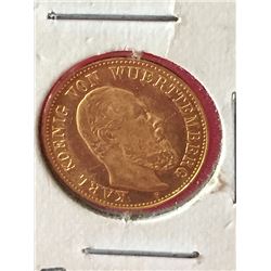 1877 German Gold 5 Marc