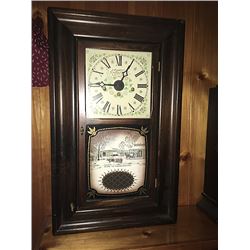 New England Clock Co., Farmington, CT Shelf Clock