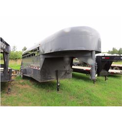 GOOSENECK TANDEM AXLE STOCK TRAILER