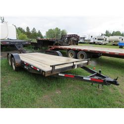 SWS 16' TANDEM AXLE BUMPER PULL TRAILER